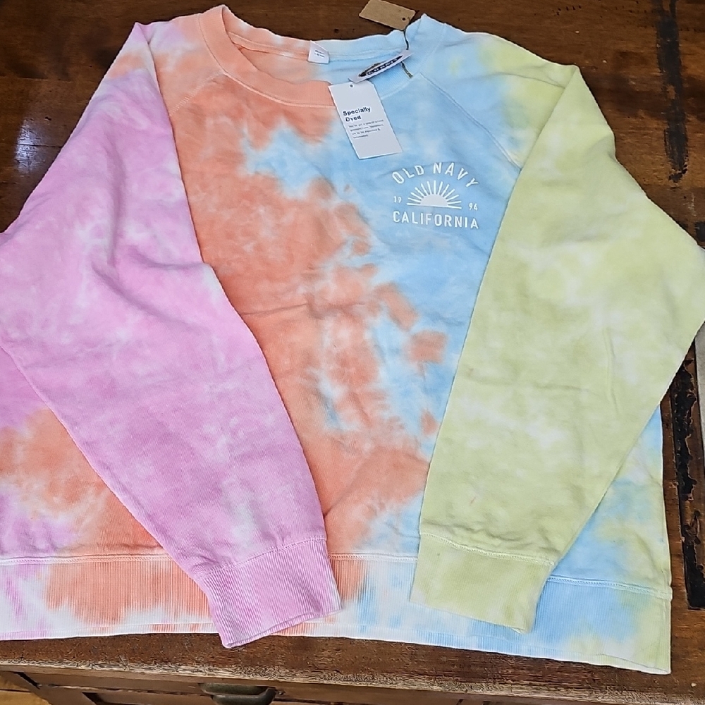 Old Navy Multicolor Tie-Dye Sweatshirt